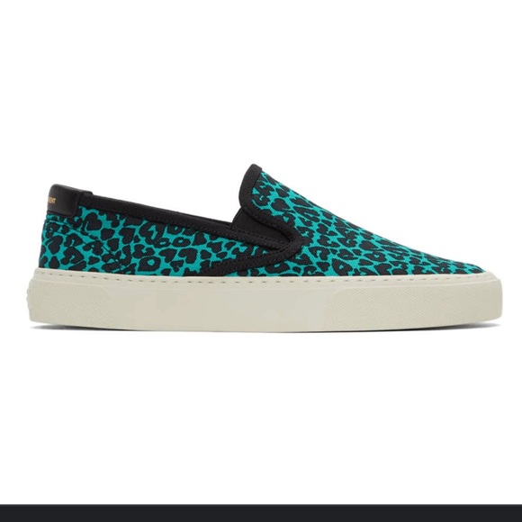 Saint Laurent Unisex Leopard Slip On - Picture 10 of 11